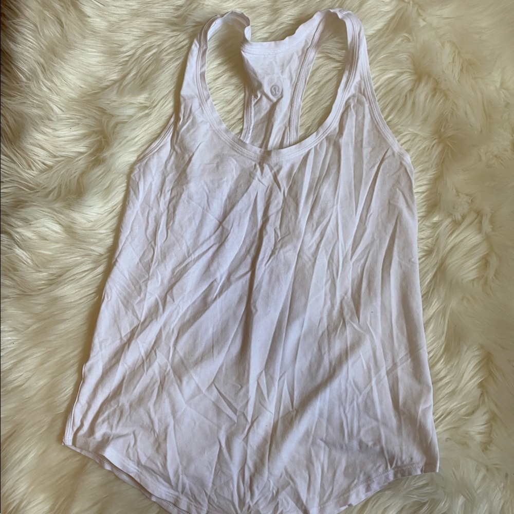 White lululemon love tank